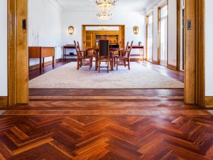 Synteko hardwax Oil on Brushbox parquetry