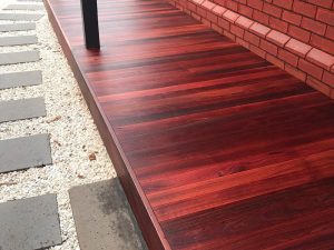 Synteko Deck Oil on Jarrah deck